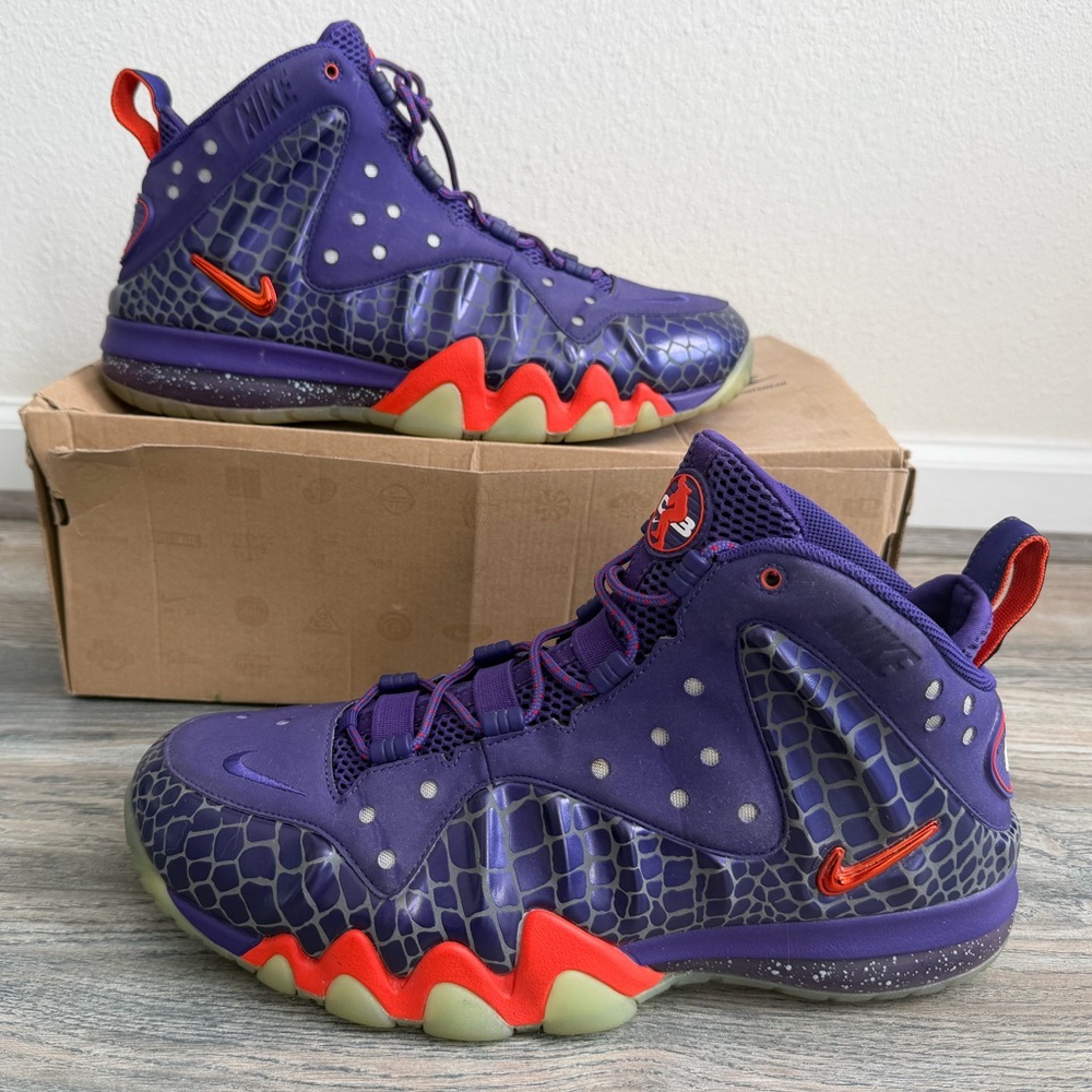Nike Barkley Posite Max "Phoenix Suns" 
Purple and Orange Sneakers Men’s size 12